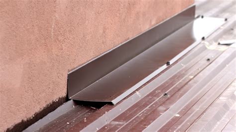 how to install metal flashing on pier and post house|metal flashing on roof.